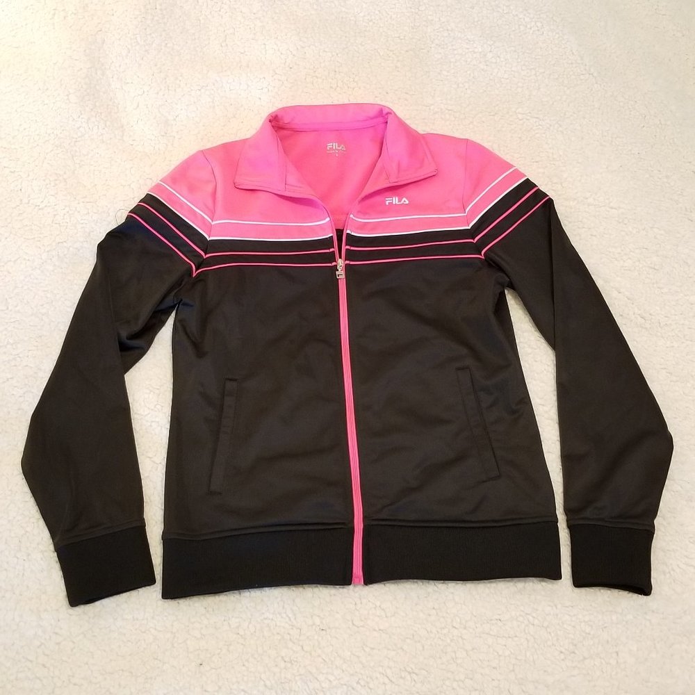 EUC Fila Pink Athletic Jacket